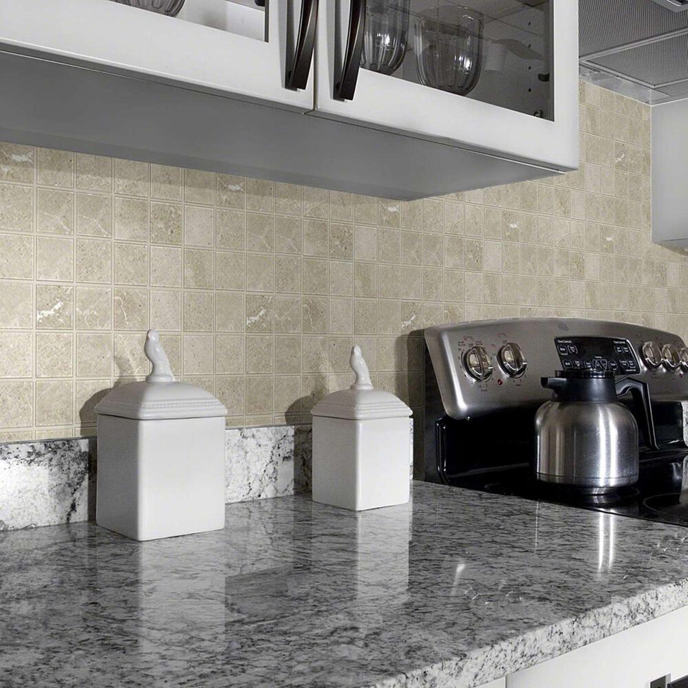 Shaw Oasis Light Grey 13&quot; x 13&quot; Ceramic Mosaic Tile, , large