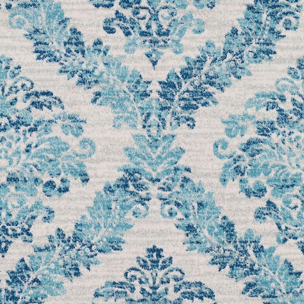 Surya Harput Navy, Ivory, Medium Gray and Teal 2&#39; x 2&#39;11&quot; Area Rug, , large