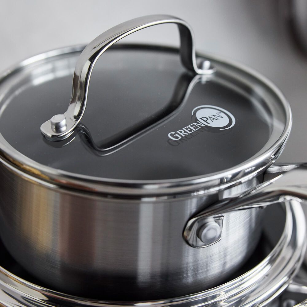 Green Pan Apex 13-Piece Nonstick Cookware Set in Stainless Steel, , large