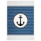 Safavieh Carousel Nautical 6"7" x 9" Navy and Ivory Kids  Area Rug, , large