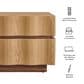 Modway Isola 2 Drawer Nightstand in Light Oak Walnut, , large