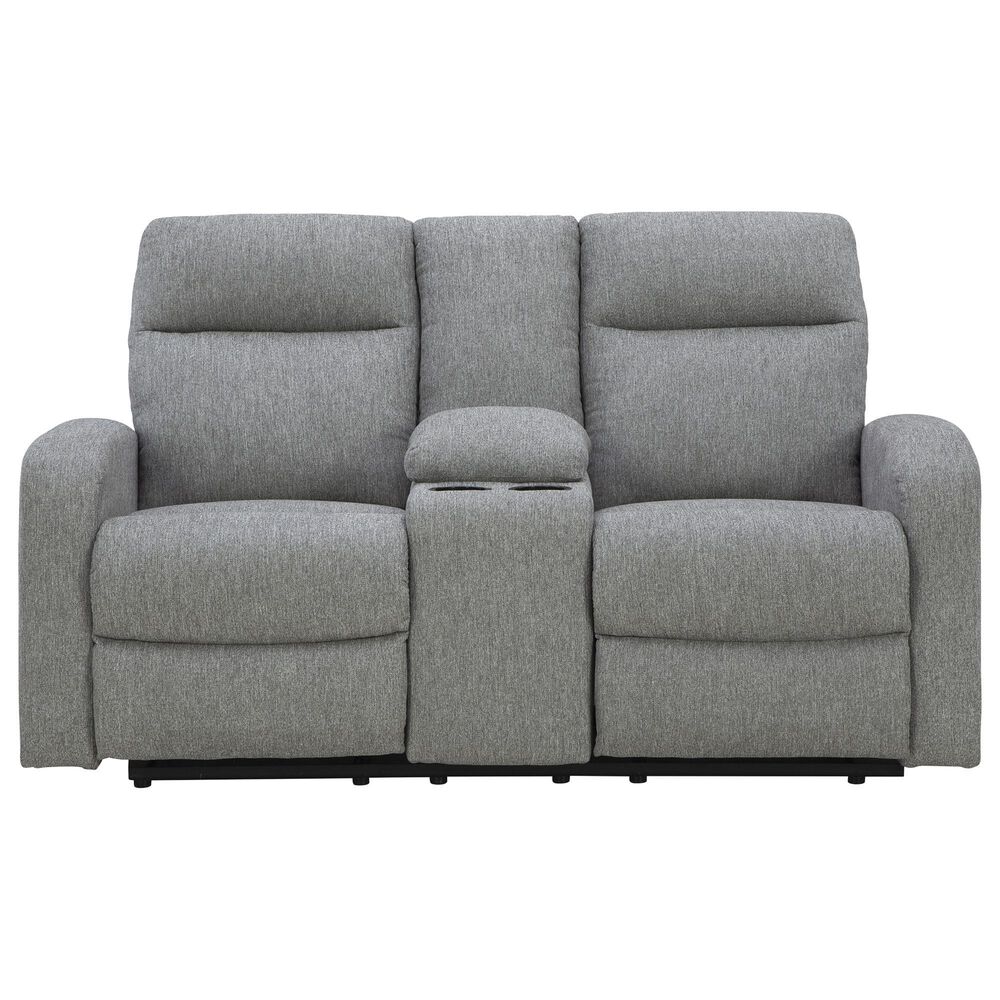 Ashley Gauntlet Manual Reclining Loveseat in Sterling, , large