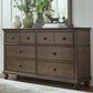 Riva Ridge Oxford 6-Drawer Dresser Only in Cocoa, , large