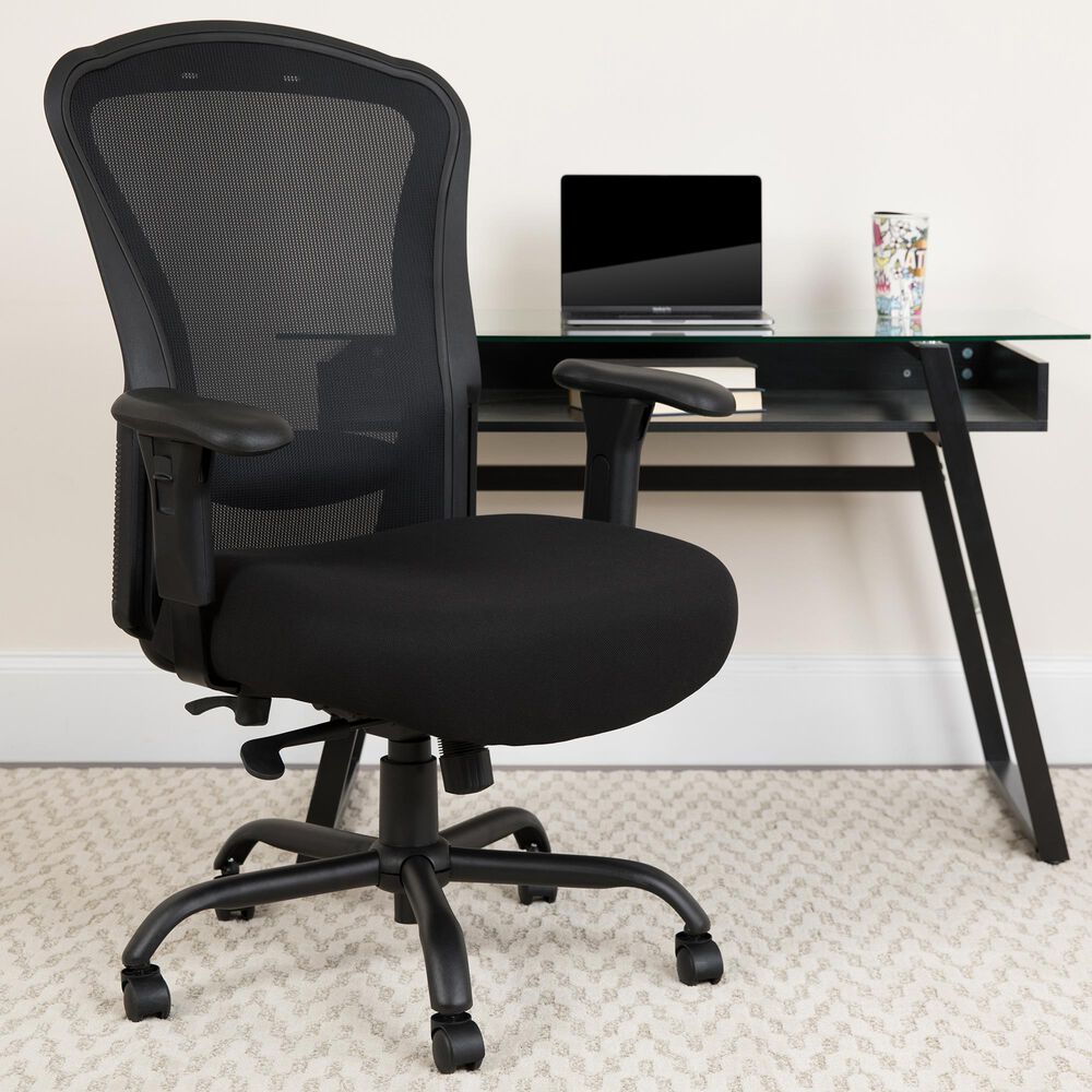 Flash Furniture HERCULES Big & Tall Office Chair in Black, , large