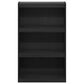 HOMLUX Enhanced Home 3-Tier Adjustable Shelf Bookcase in Blackwood, , large