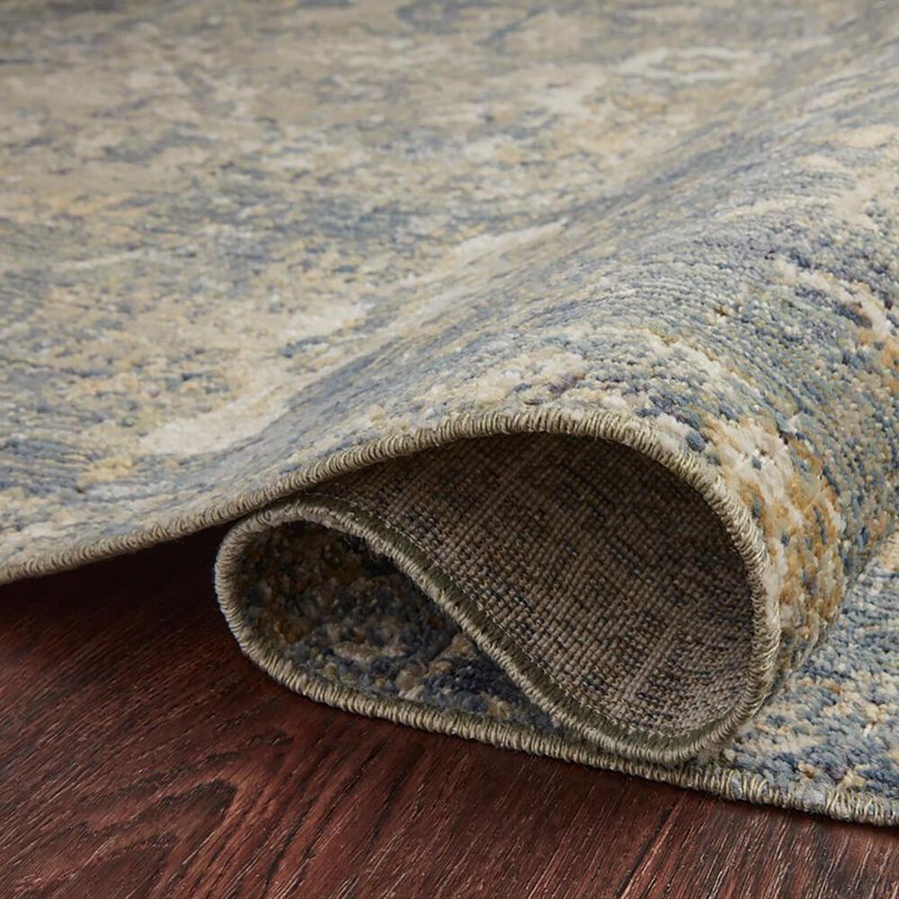 Chris Loves Julia x Loloi Rosemarie 6&#39;3&quot; x 9&#39; Sand and Lagoon Area Rug, , large