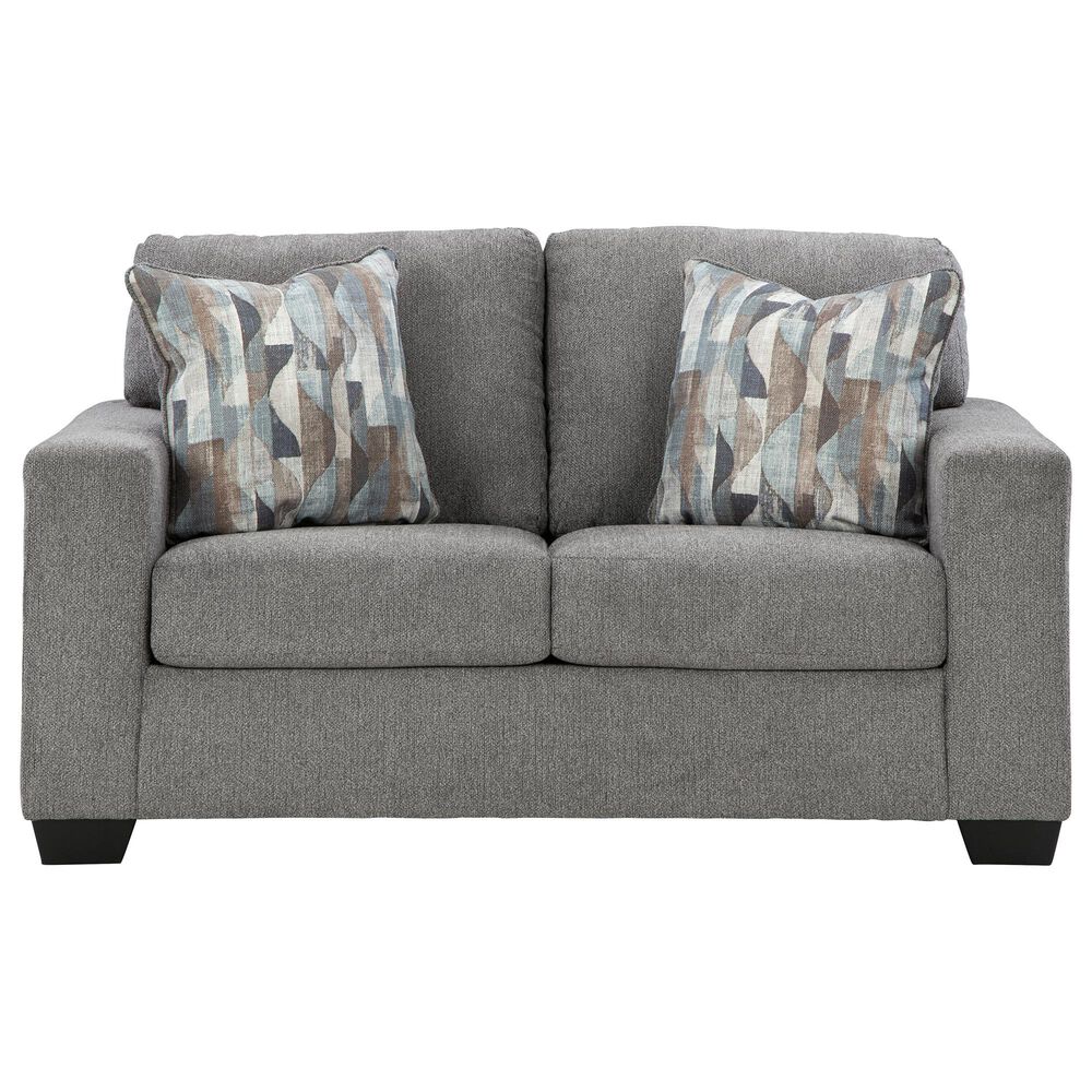 Ashley Deltona Loveseat in Graphite, , large