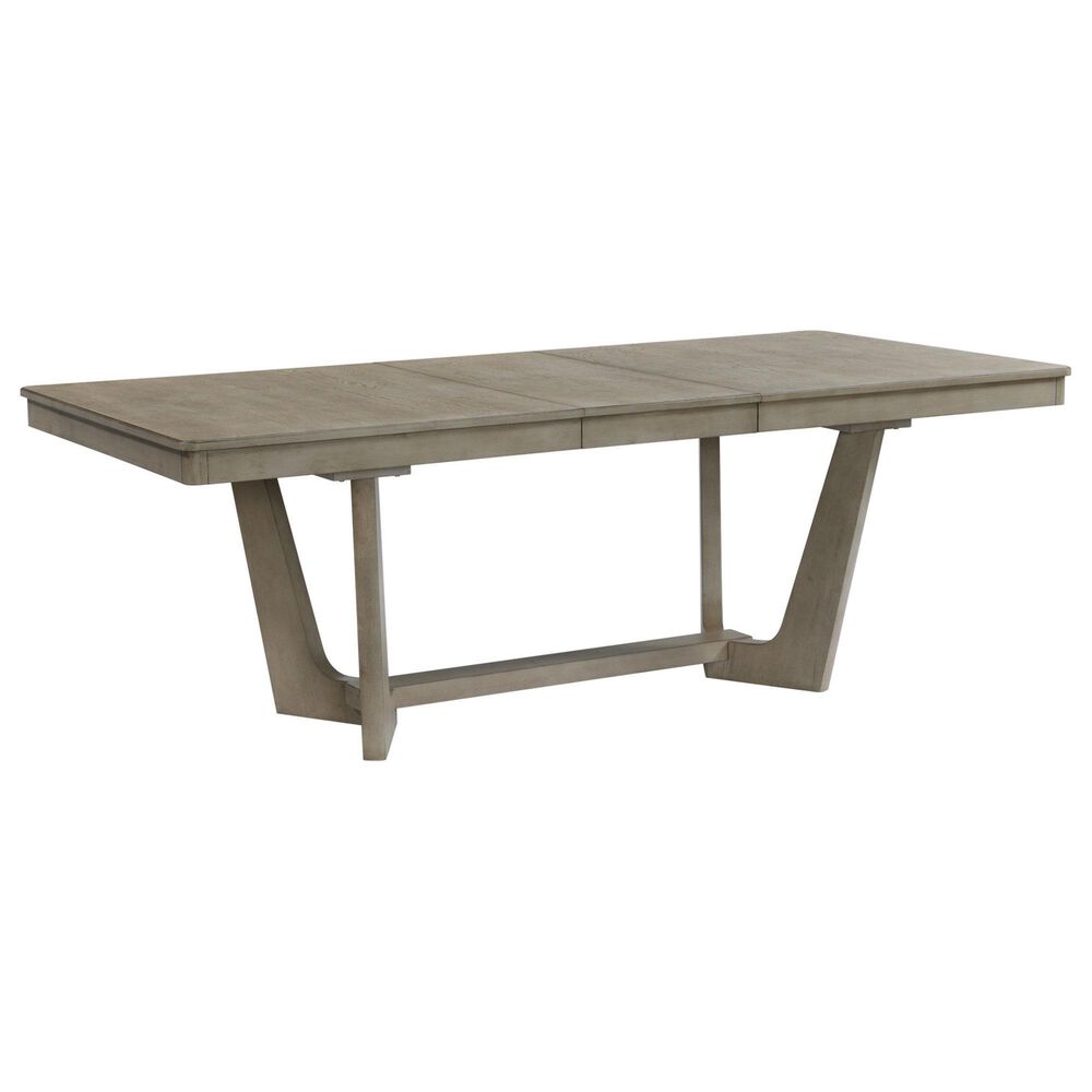 Hawthorne Furniture Beckett Trestle Dining Table in White Sand - Table Only, , large