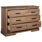 New Heritage Design Coventry Hall 6-Drawer Dresser Only in Pecan, , large