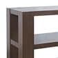 Waltham Brownstone Sofa Console Table in Chocolate, , large
