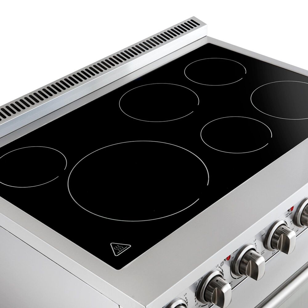 Forno Paolo 36" Freestanding Electric Range in Stainless Steel, , large
