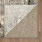 Karastan Tryst Mersi 12" x 15" Gray and Green Area Rug, , large