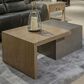 Belle Furnishings Corso Cocktail Table in Natural and Concrete, , large