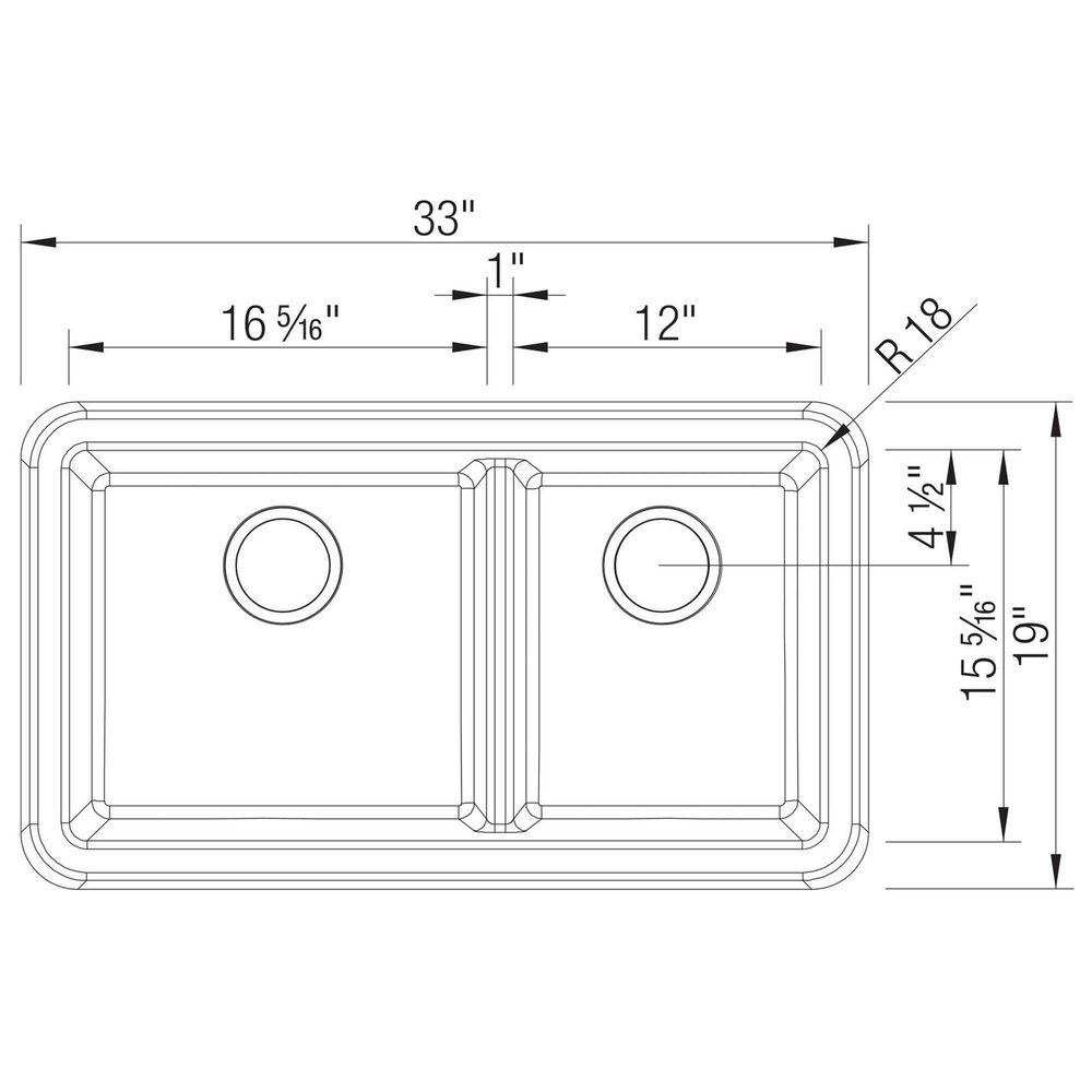 Blanco Ikon 1-3/4 Low Divide Apron Front Double Bowl Sink in Soft White, , large