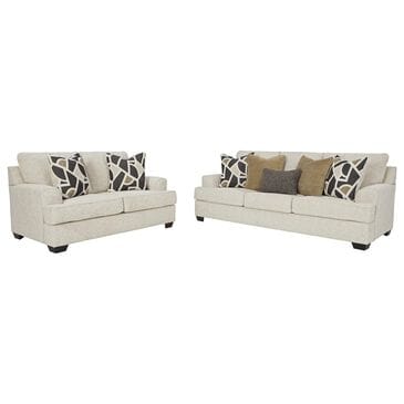 ASHLEY Heartcort Stationary Sofa and Loveseat Set in Quartz, , large
