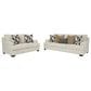 ASHLEY Heartcort Stationary Sofa and Loveseat Set in Quartz, , large