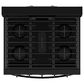 Whirlpool 5.0 Cu. Ft. Freestanding Gas Range with Air Cooking Technology in Black, , large