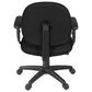 Regency Global Sourcing Comfort Series Swivel Computer Task Chair with Adjustable Arms in Black, , large