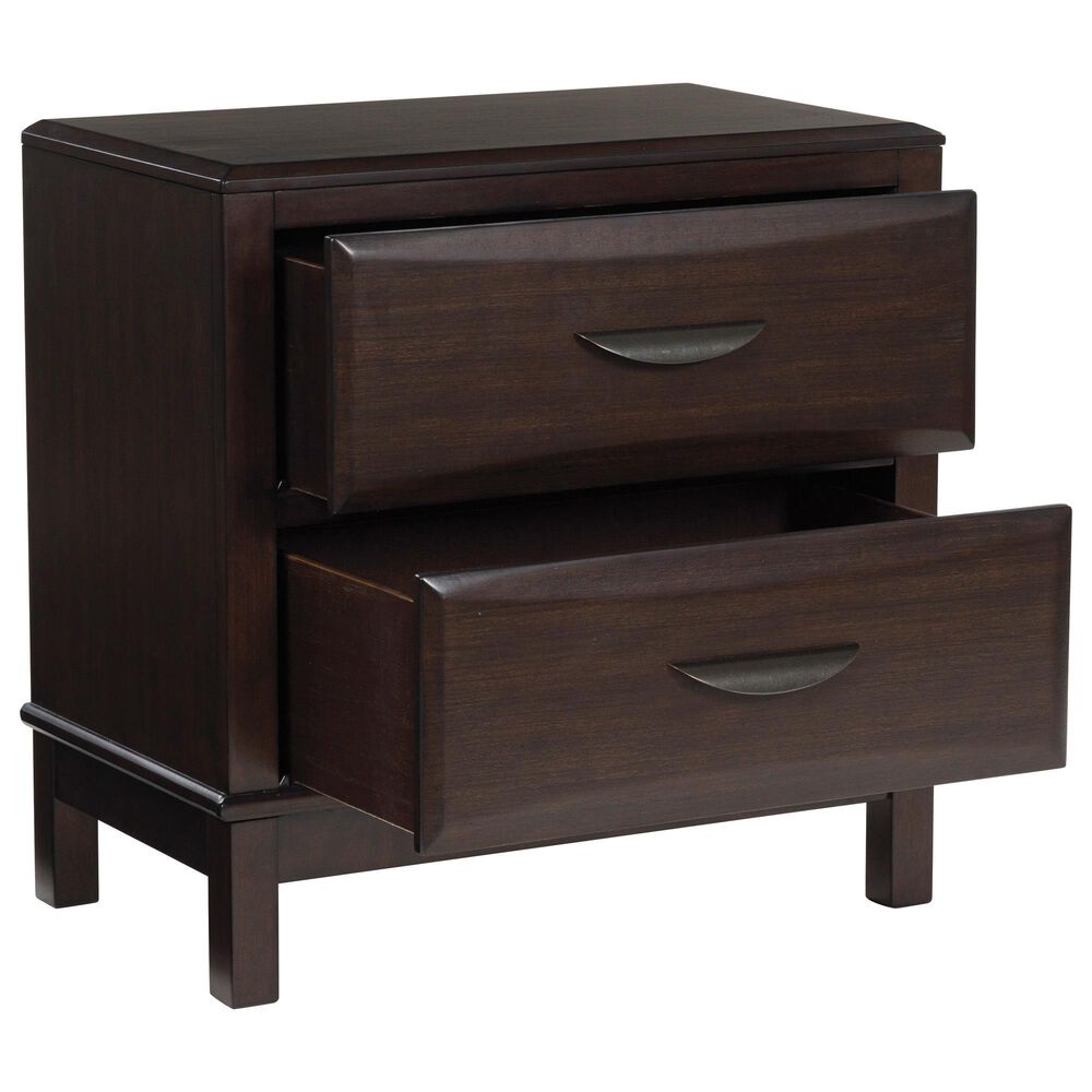 Ashley Vanmore 5-Piece Queen Storage Bedroom Set in Dark Brown, , large