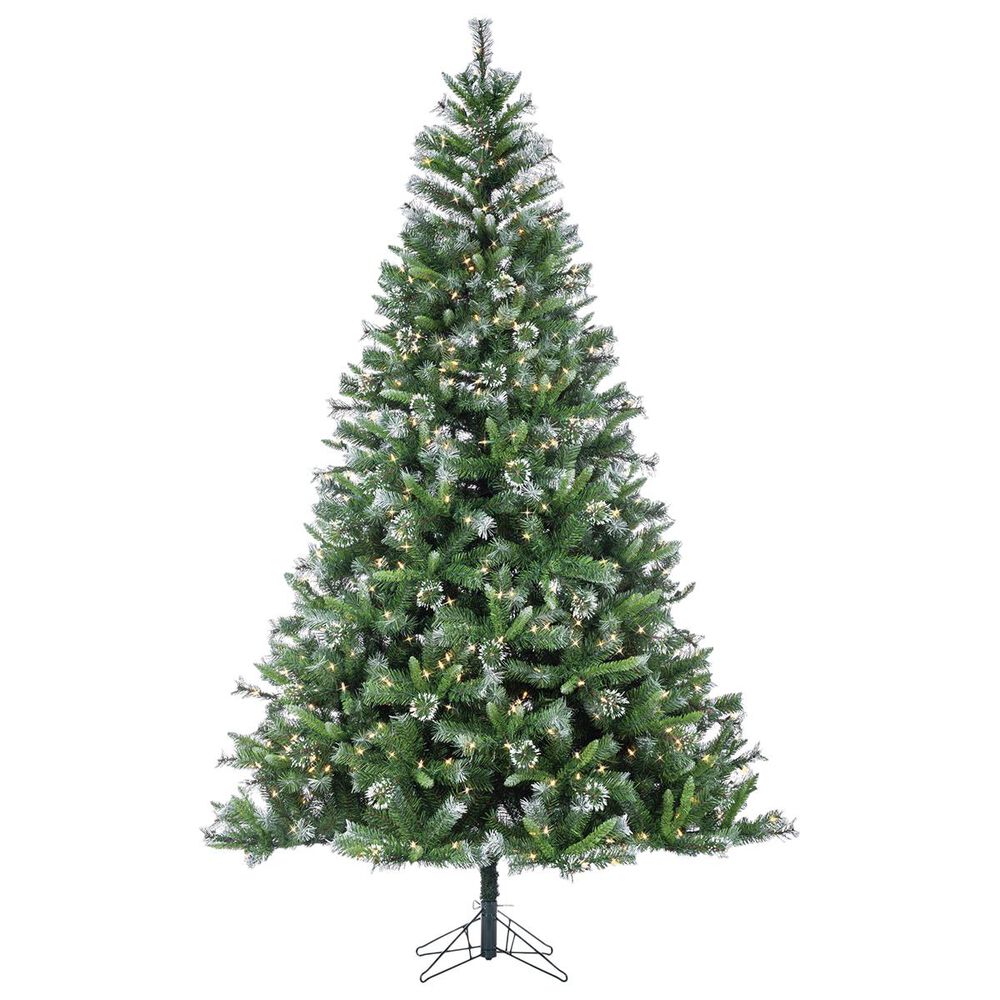The Gerson Company Sterling 7.5" Hard/Mixed Needle Belmont Fir with 700 UL Warm White LED Lights, , large