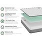 Southerland Quilt 6" Firm Foam King Mattress with Low Profile Box Spring, , large