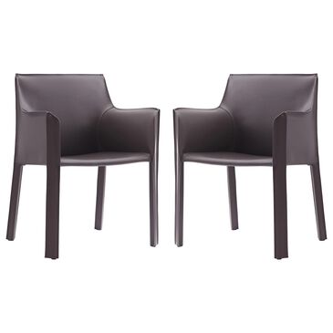 Dayton Vogue Arm Chair (Set of 2) in Grey, , large