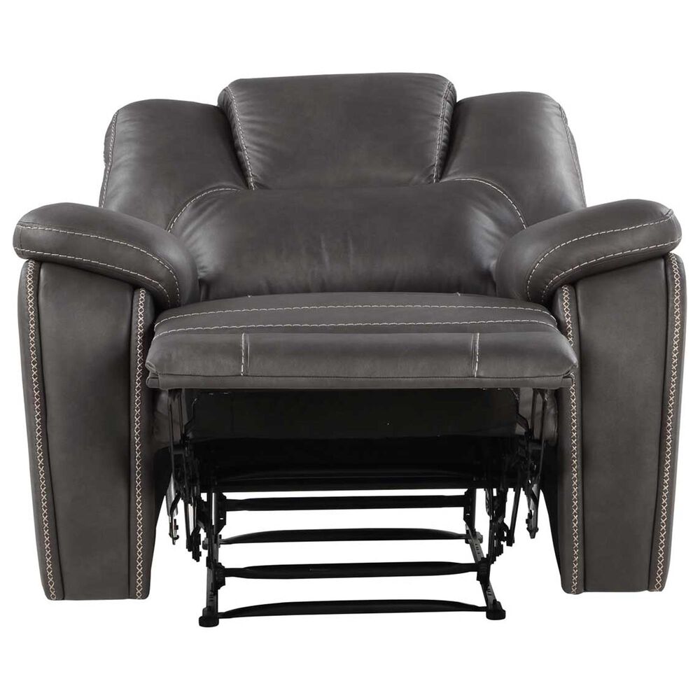 Steve Silver Katrine Manual Recliner in Charcoal, , large