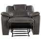 Steve Silver Katrine Manual Recliner in Charcoal, , large