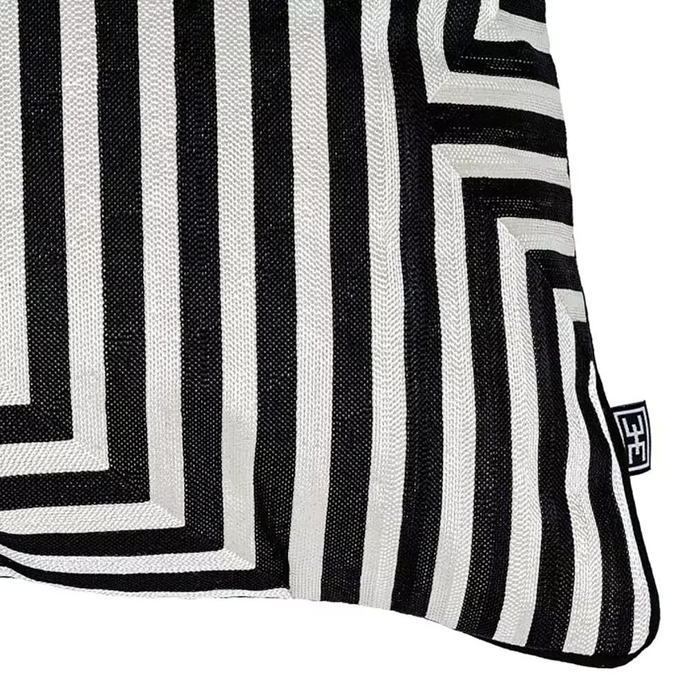 Eichholtz Kelly S Stationary Sofa with Pillows in Boucle Black, Black and White, , large