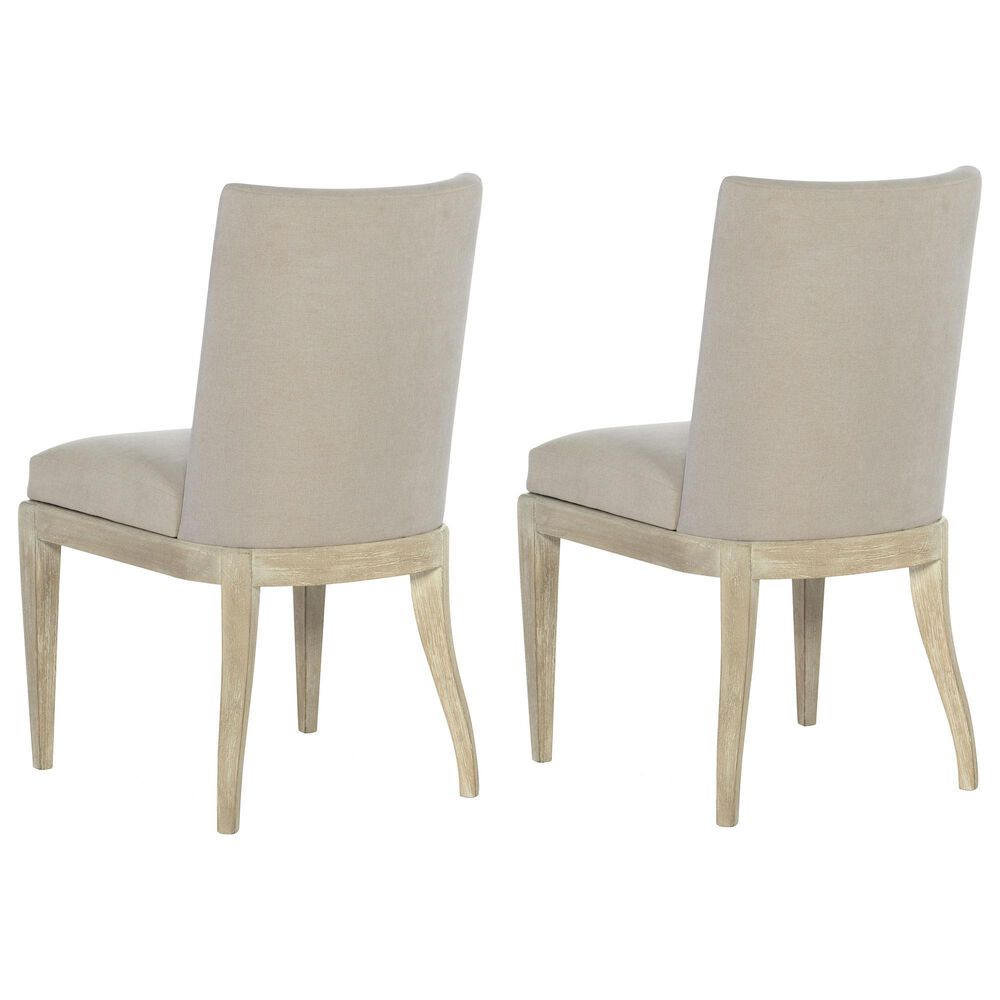 Hooker Furniture Cascade Side Chair with Beige Cushion in Creamy &#40;Set of 2&#41;, , large