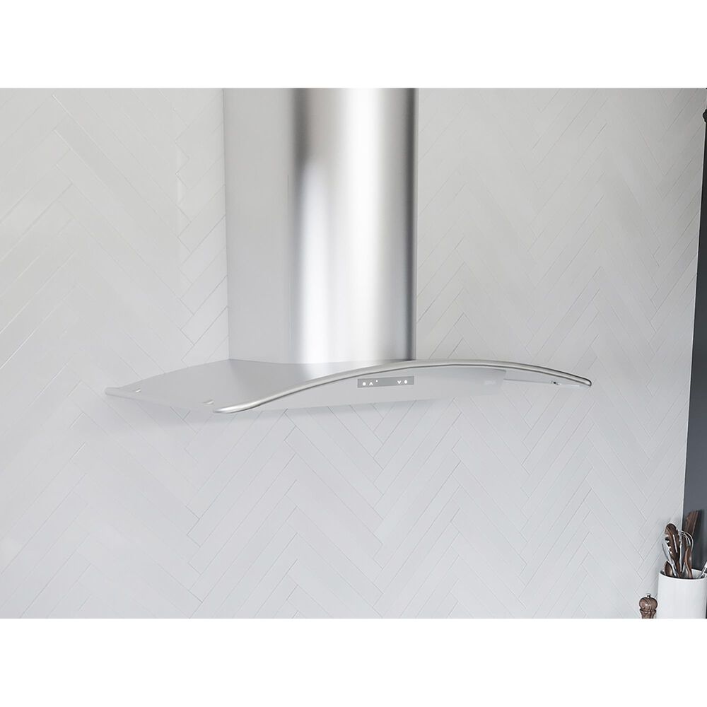 Zephyr Milano 36&quot; Wall Range Hood in Stainless Steel, , large