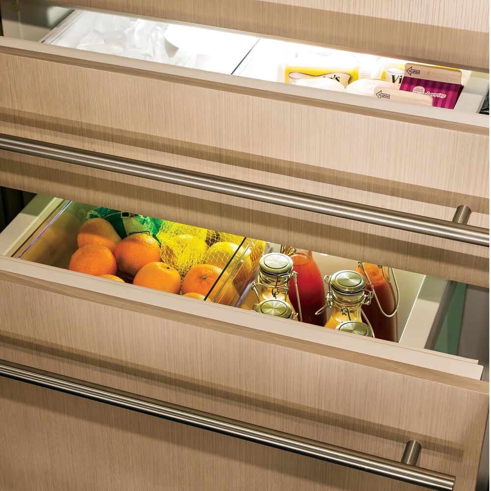 Monogram 30&quot; Integrated Glass Door Refrigerator for Single or Dual Installation, , large