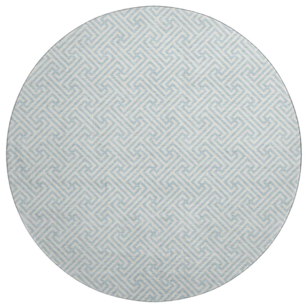 Dalyn Rug Company The Reserve TR5 Sky 8" Round Indoor/Outdoor Area Rug, , large
