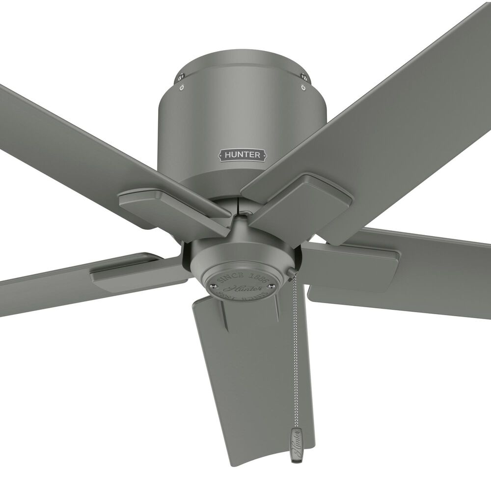 Hunter Terrace 44&quot; Outdoor Ceiling Fan in Matte Silver, , large