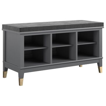 DHP Westerleigh Entryway Bench in Graphite Grey, , large