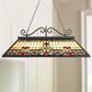 Quoizel Belle Fleur 3-Light Tiffany Island Chandelier in Vintage Bronze, , large