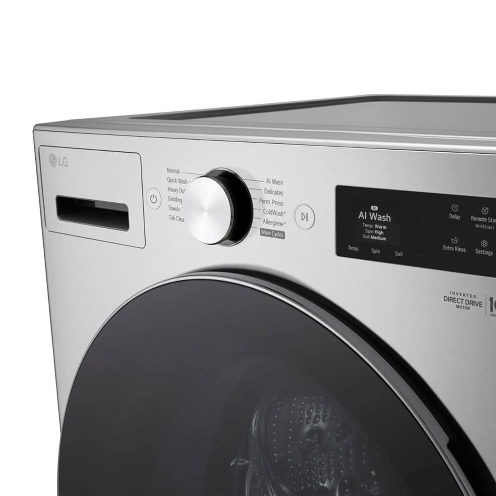 LG 5 Cu. Ft Mega Capacity Smart Front Load Washer in Graphite Steel, , large