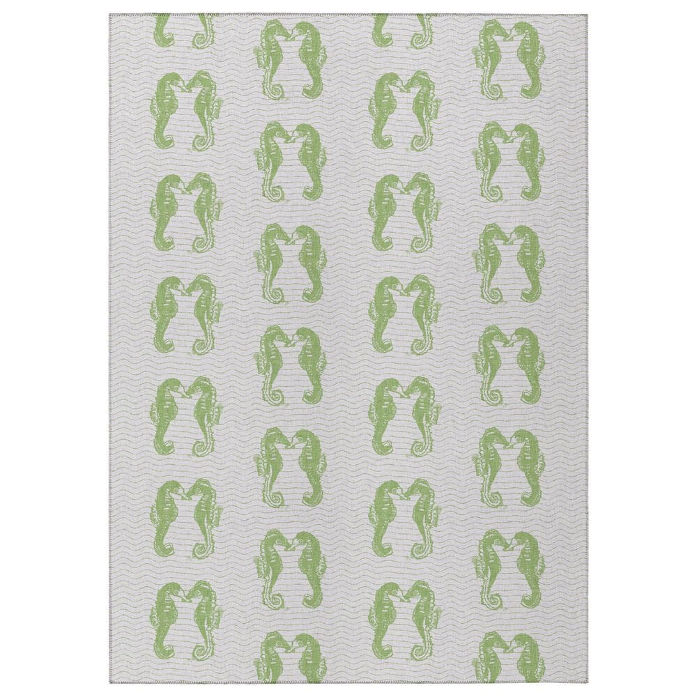 Dalyn Rug Company Seabreeze Animal Print 5" x 7"6" Lime-in Area Rug, , large