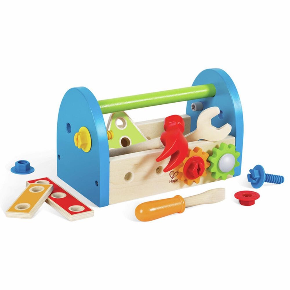 Hape Toys Fix-It Tool Box and Accessory Set in Multicolor, , large