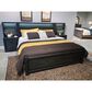 Frankfurt Furniture Queen Bed with Nightstands and Piers, , large