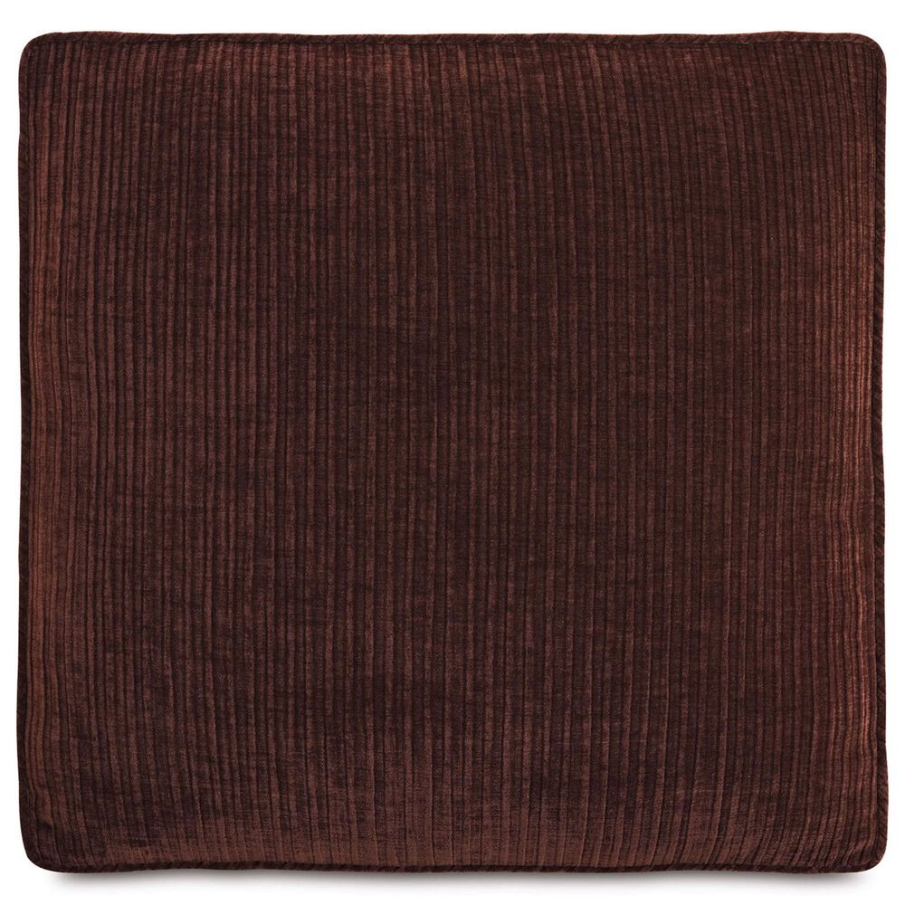 Eastern Accents Rufus 27" Square Euro Sham in Zeta Copper and Hamish Almond, , large
