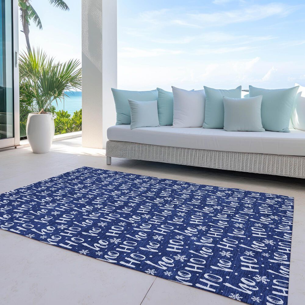 Dalyn Rug Company Wonderland WN22 5&#39; x 7&#39;6&quot; Navy Indoor/Outdoor Area Rug, , large