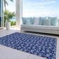 Dalyn Rug Company Wonderland WN22 5" x 7"6" Navy Indoor/Outdoor Area Rug, , large