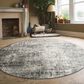 Radici USA Livigno Transitional 5"3" Round Grey Area Rug, , large