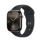 Apple Watch Series 10 GPS + Cellular 46mm Slate Titanium Case with Black Sport Band - M/L, , large