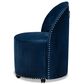 Baxton Studio Bethel Accent Chair in Navy Blue, , large
