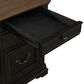 Liberty Furniture Meritage Junior Executive Desk in Aged Charcoal and Caramel, , large