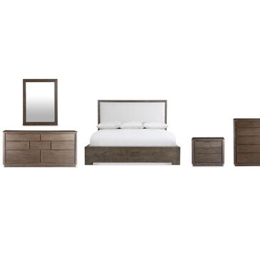 Bernhardt Outline 5-Piece King Panel Bedroom Set in Cassel, , large