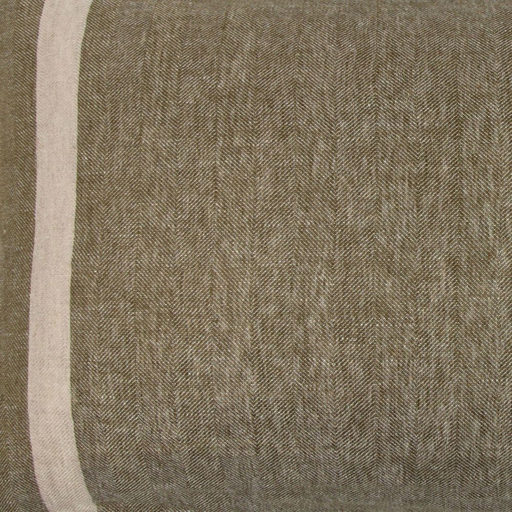 Pom Pom At Home Rory 28" x 36" Big Pillow with Insert in Moss and Flax, , large