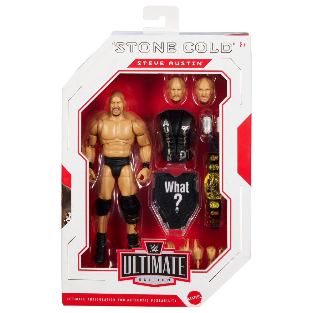 WWE 6" Ultimate Edition Stone Cold Steve Austin Action Figure, , large